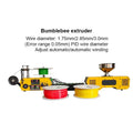 PLA-CF PETG-CF HT400 Bumblebee Extruder 3D Priting Filament Extrusion Machine Desktop Extruder Machine for DIY and Small Factory
