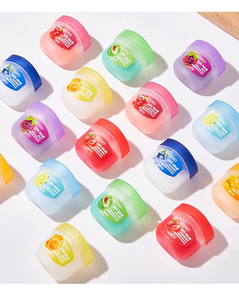 Moisturizing Lip Balm Set: 8pc Fruit Lip Treatment by Tidesmit Lip Care Tidesmit