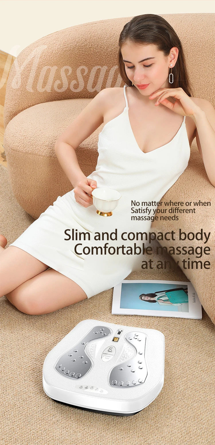 Vibration Foot Massager with Heat and Remote | Tidesmit Wellness Tool Relaxation Treatment Tidesmit