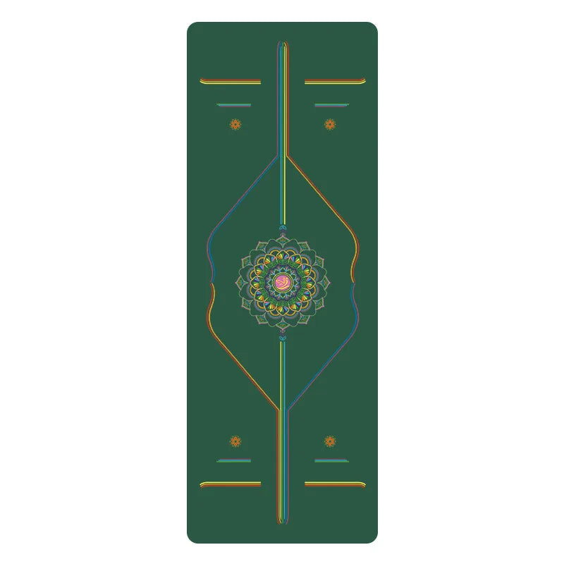 Rainbow Yoga Mat PU Natural Rubber Non-slip Sports Fitness Mat