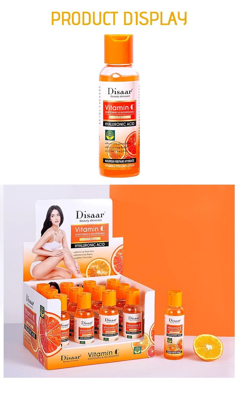 Yellow Peeling Oil for Dark Skin - 100ml Professional Exfoliating Treatment Scrubs Treatments Tidesmit