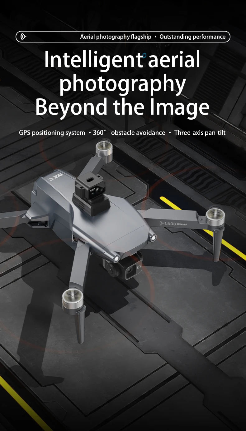 8K FPV Camera Drone with Laser Obstacle Avoidance and 3-Axis Gimbal Tidesmit