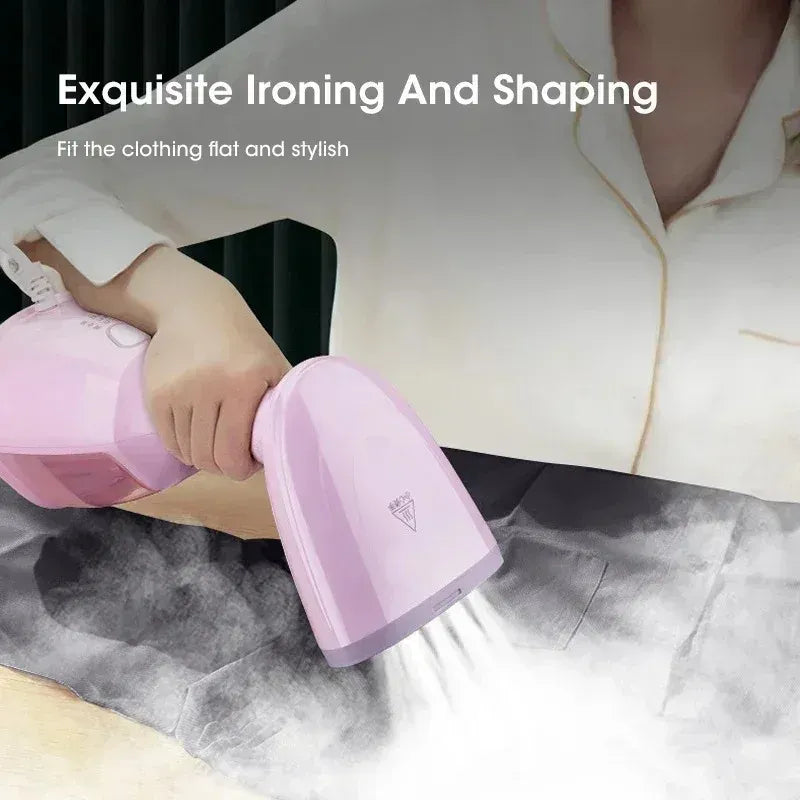 Tidesmit 1500W Handheld Garment Steamer 280ml EU Plug Pink