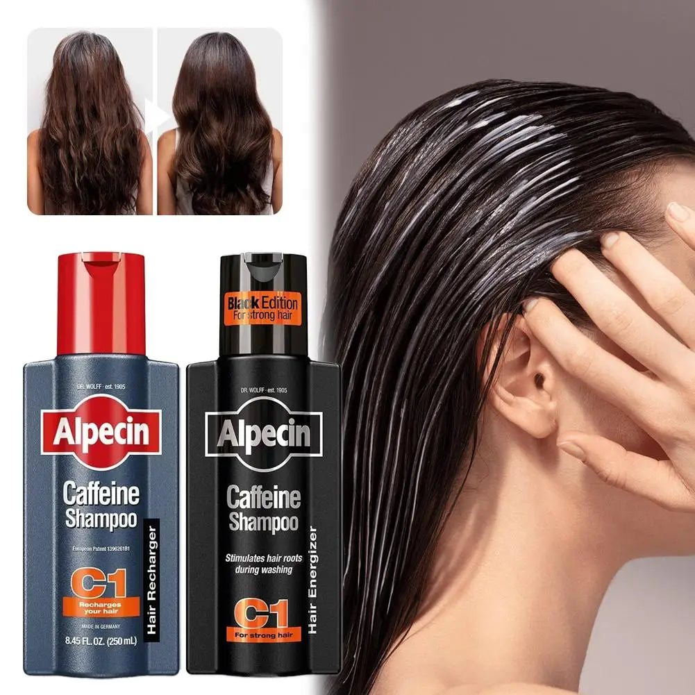 Germany Alpecin High-End Caffeine Anti-Hair Loss Shampoo Oil-Controlling Silicone-Free Fluffy Flaky Nourishing Hair Care 250ml