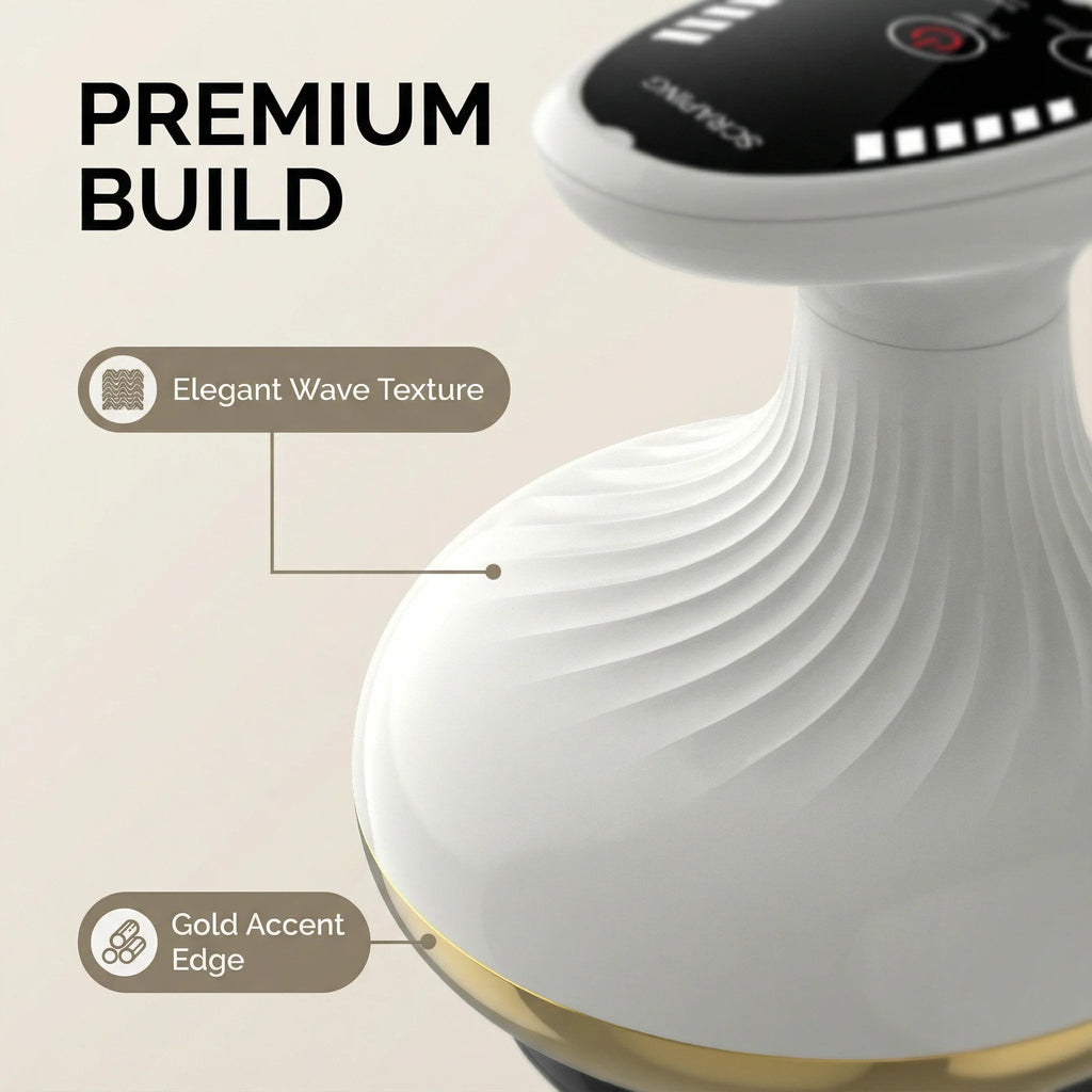 Electric Meridian Massage Brush for Body Shaping - Gold Edition Body Shaping Massage Equipment Tidesmit