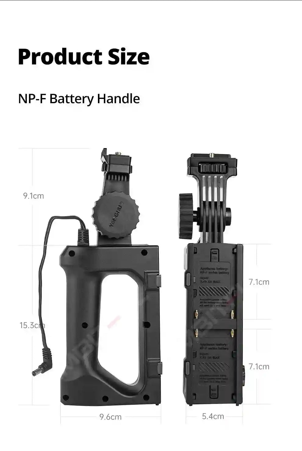 Bi-color LED Video Light: Portable Handheld Studio Lamp for Content Tidesmit