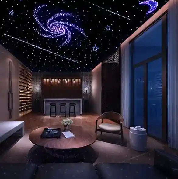 Fiber Optic Starry Sky Car Atmosphere Lamp - RGB LED Lighting Kit Tidesmit