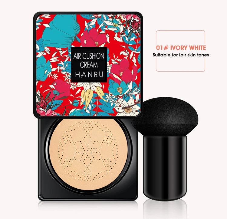 Tidesmit mushroom air cushion BB cream for hydrating coverage and seamless face makeup application detail view