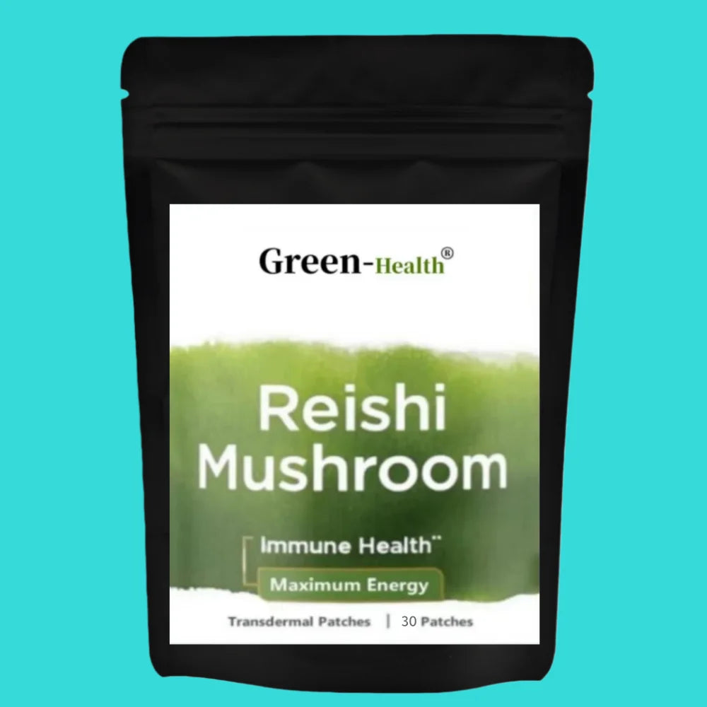 20:1 Organic Reishi Mushroom Extract Patches – 100% Pure, Filler-Free Transdermal Formula
