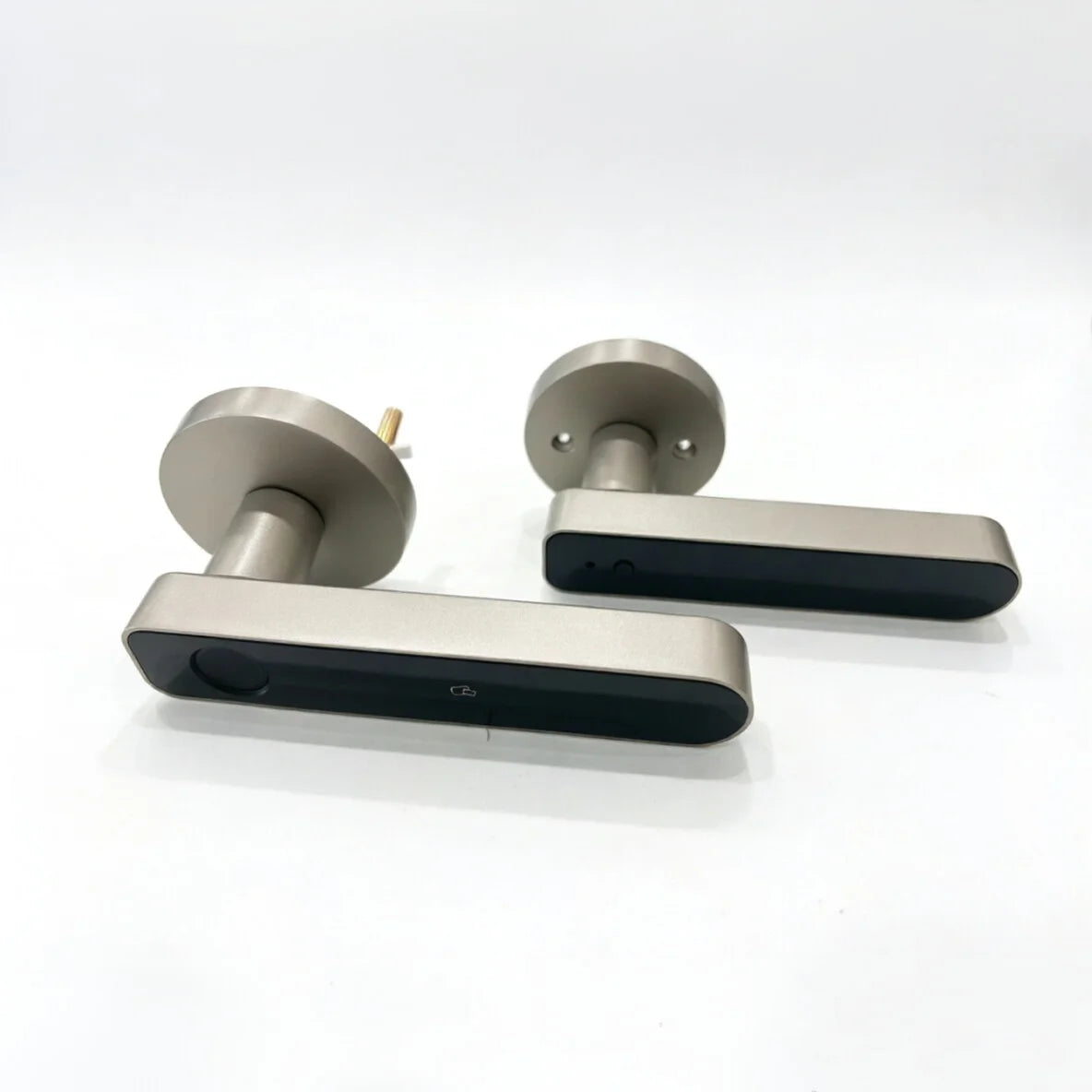 ICCSSI Smart Door Lock Fingerprint Lock Fingerprint/Tuya APP/Password/IC Card/key Unlock Multi Language Audio Playback B208APRO
