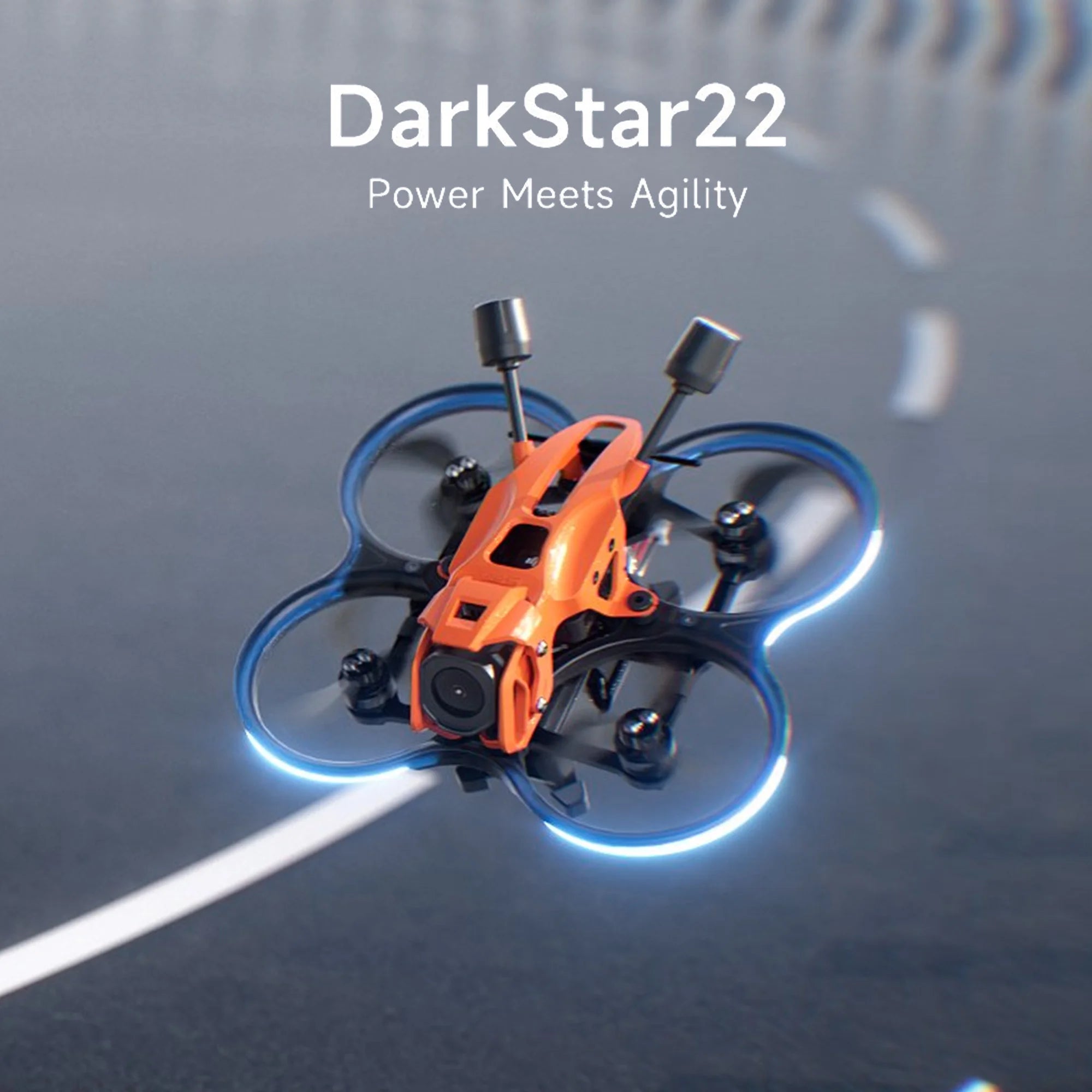 GEPRC DarkStar22 FPV Drone with O4 Air Unit and 1104 7500KV Motors Tidesmit
