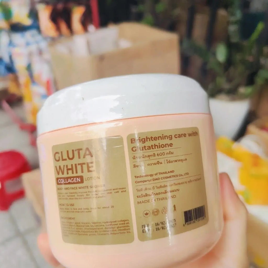 Gluta Body Lotion Skin Whitening Cream 300ml - Salon-Quality Formula Scrubs Treatments Tidesmit