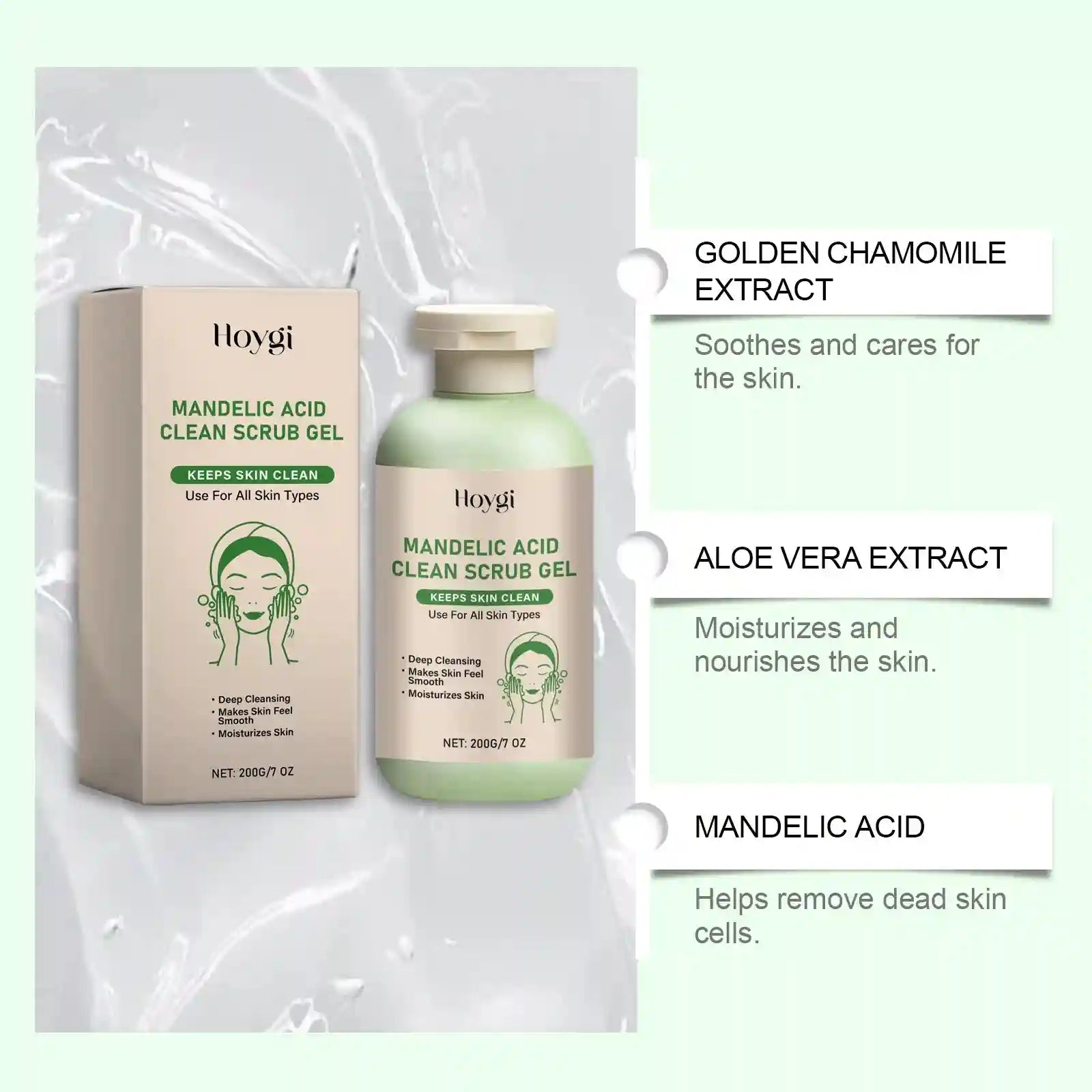 Mandelic Acid Body Scrub | Gentle Exfoliating Treatment 200g Scrubs Treatments Tidesmit