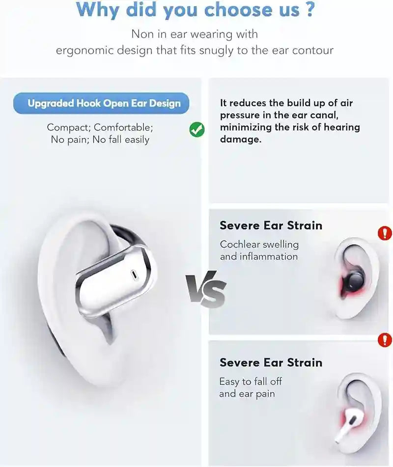 Tidesmit Real Time Translator Earbuds - 144 Languages, Black Tidesmit