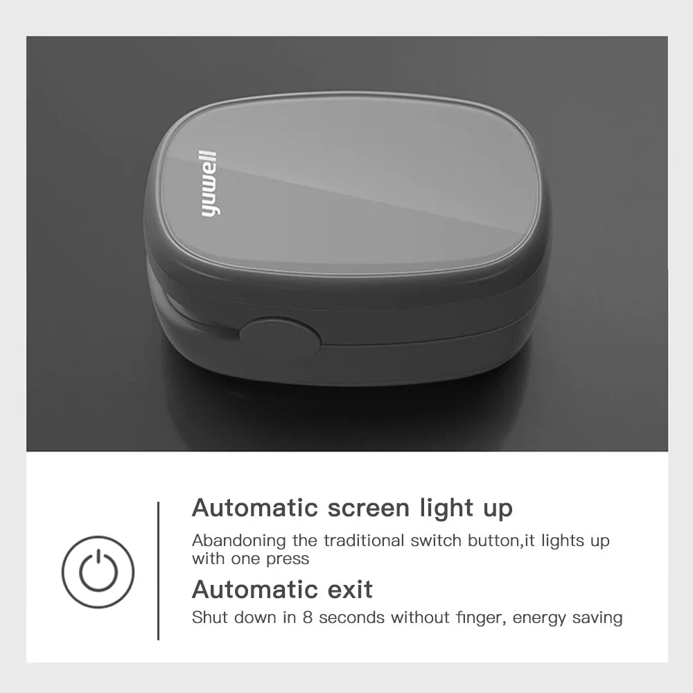 Yuwell Finger Clip Pulse Oximeter LED Screen Blood Oxygen Saturation Monitor Automatic Measurement Finger Clip Pulse Oximeter