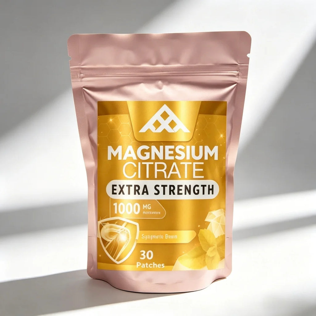 High-Absorption Magnesium Citrate 1000mg Tablets - Max Absorption for Muscle, Nerve, Bone & Heart Health - 360 Tablets