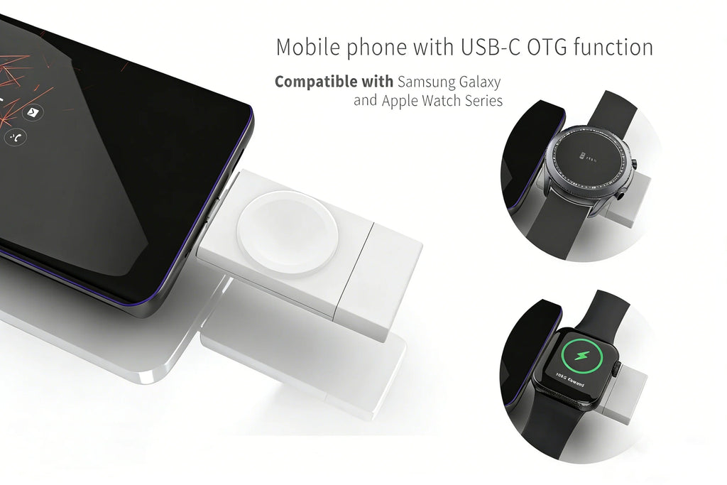 Wireless Charger for Apple and Samsung - Fast Qi Certified Charging Pad Tidesmit
