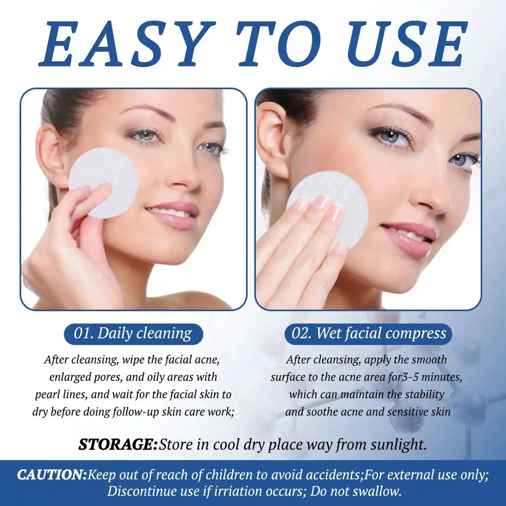 Tidesmit Black Facial Cleansing Pads - Exfoliating Face Scrub Kit Scrubs Treatments Tidesmit