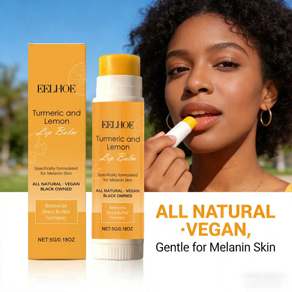 Turmeric Lemon Lip Balm | Nourishing Moisturizing Lip Treatment (5g) Lip Care Tidesmit