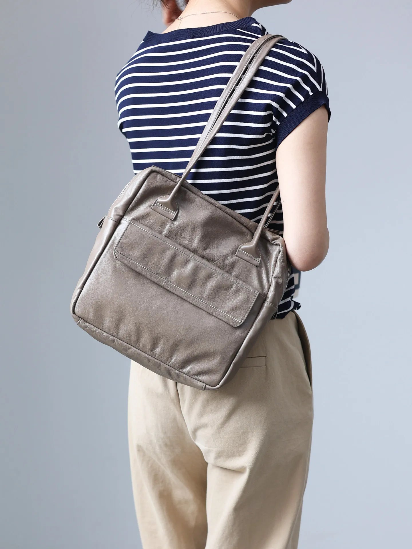 Soft Genuine Leather Women Single Shoudler Bags Small Size Zipper Tote Fashion Versatile Handbag Luxury Design