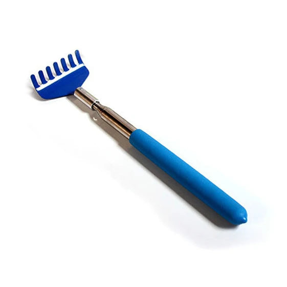 Telescopic Back Scratcher Stainless Steel Retractable Massager Back Massage Instrument B-Blue Tidesmit