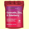Quercetin Transdermal Patches Elderberry Zinc Immune Support 30 Patches For One Month Supply Health And Beauty Supplement