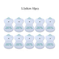 TENS Electrode Pads - Reusable Gel Pads for Electric Massager (50pcs) Back Massage Instrument 10pcs 5.5x8cm Tidesmit