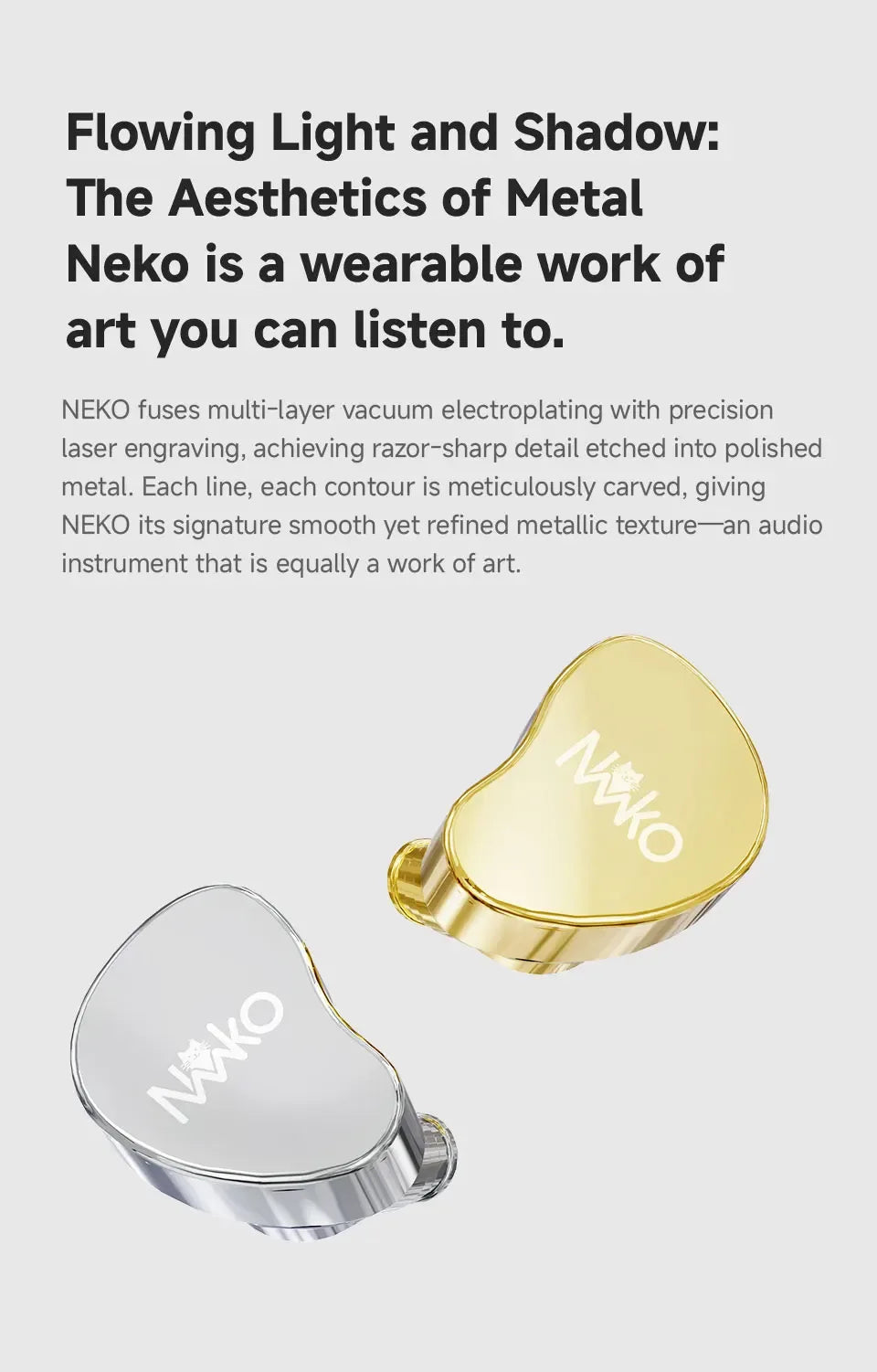 Wired HiFi In-Ear Monitors | Laser Engraved Metal Shell | Tidesmit Tidesmit
