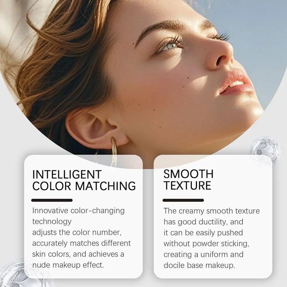 Tidesmit 2-in-1 color-changing foundation stick and brightening concealer for a long-lasting radiant face makeup base