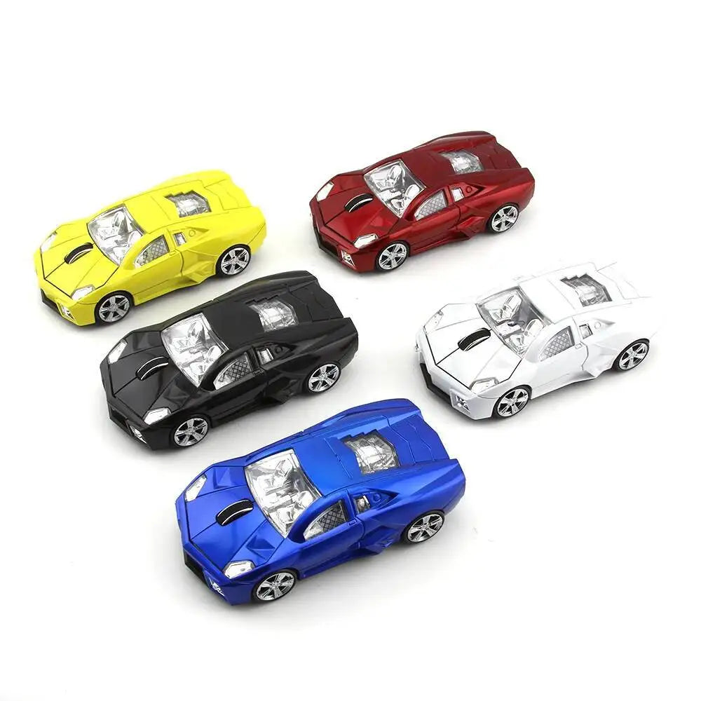 Portable Multiple Vehicle-Shaped Wireless Mouse Ergonomcis Mute Keys Optical Mause For Desktop Notebook Accessories Kids Gifts