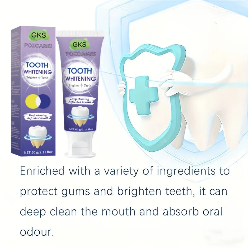 Tidesmit GKS whitening toothpaste 60g tube for gentle gum care and effective tooth stain removal
