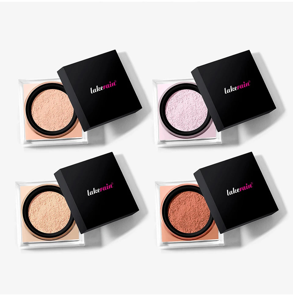 Tidesmit long lasting matte loose baking powder for oil control and brightening finish face makeup view 16
