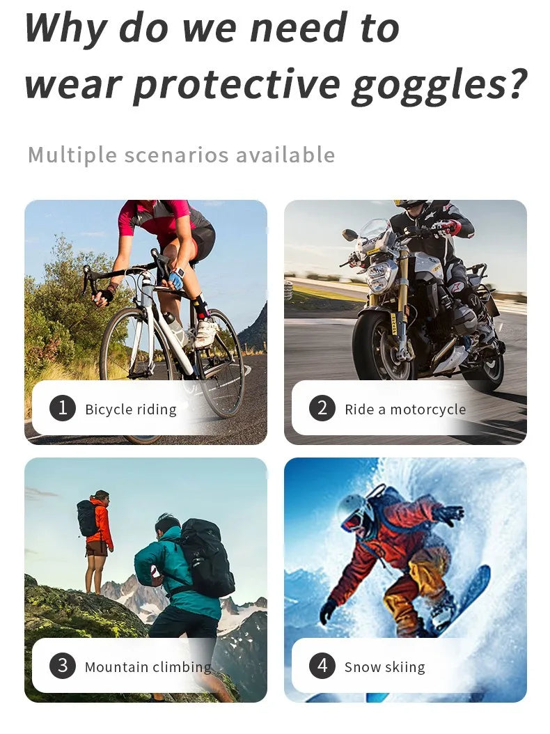 ROCKBROS Fashion Brand Men Women Bicycle Photochromic Eyewear MTB Bike FishingRunning CyclingSports Sunlasses Comfortable Goggle