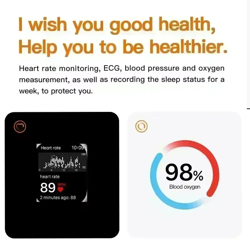 New Fashion Smart Watch Bluetooth Call Man Woman Heart Rate Health Monitoring Sports Waterproof Smartwatch 7 in 1 Straps Watch