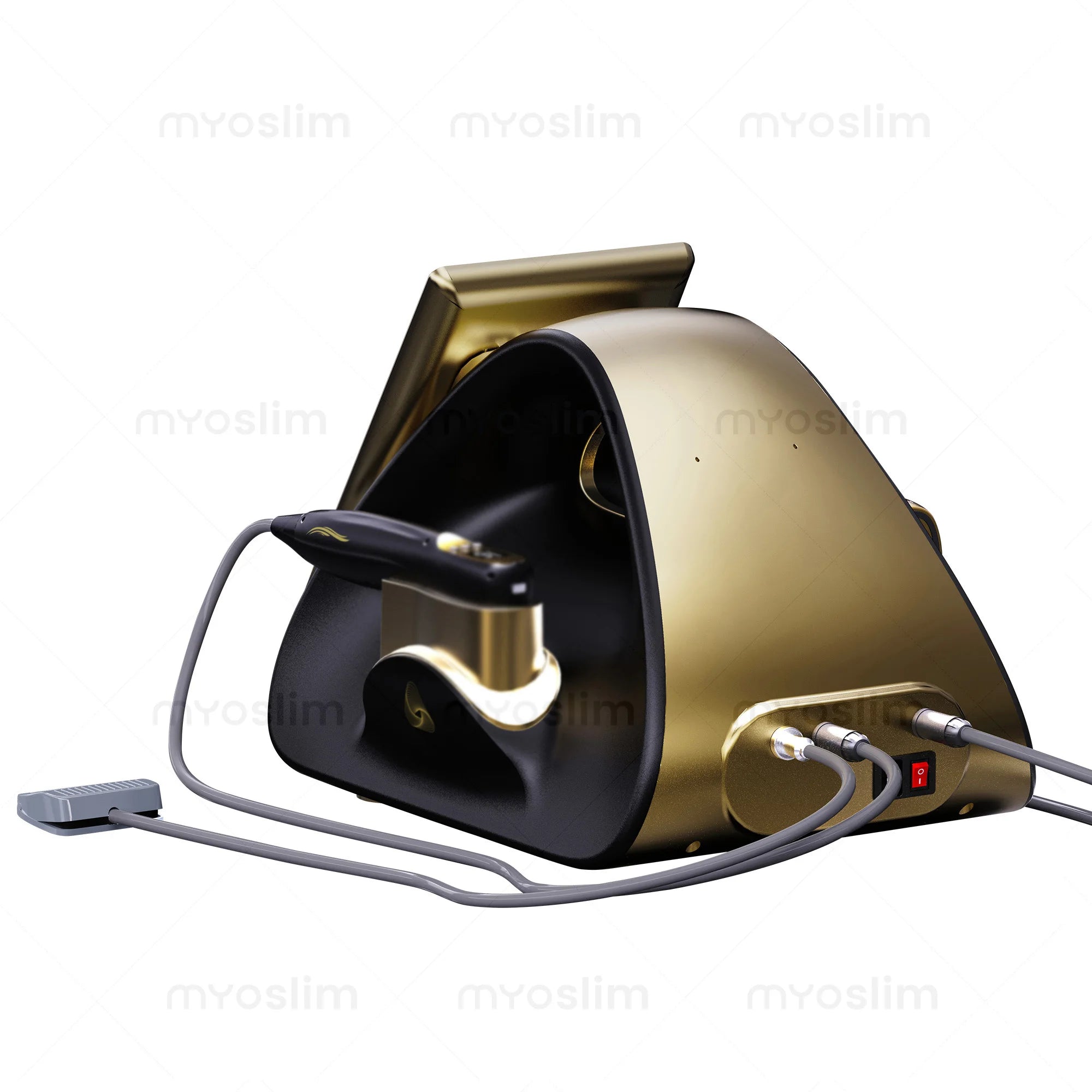Tidesmit 22D MAX HIFU machine side view showing advanced facial tightening and slimming technology features