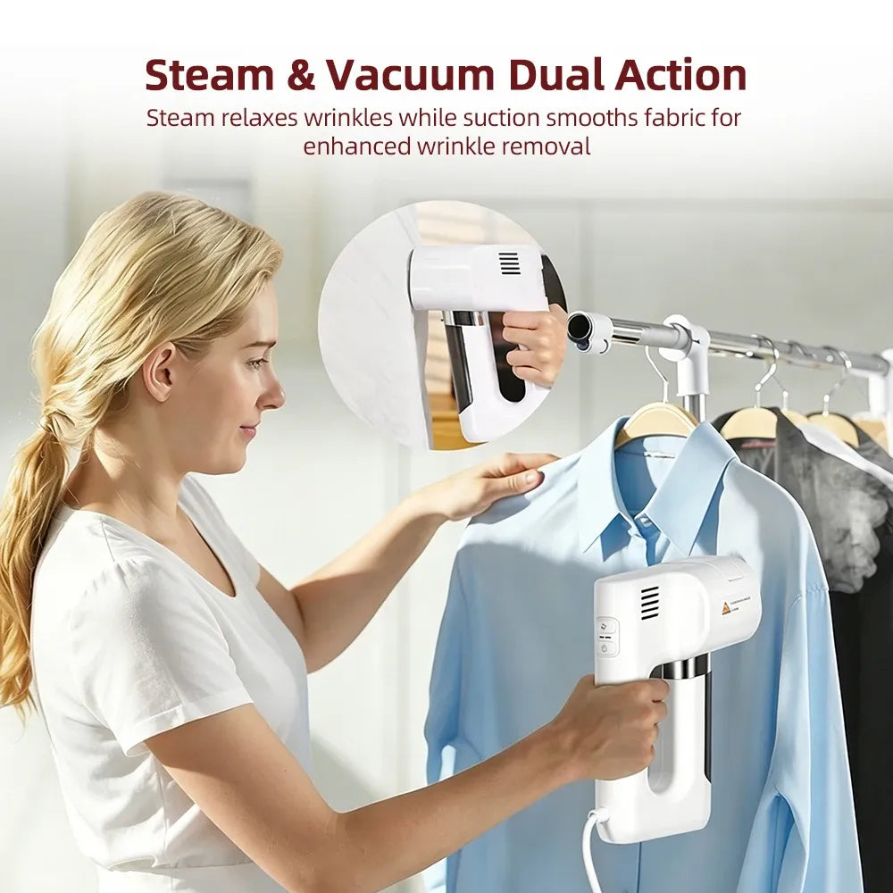 Tidesmit 2-in-1 Handheld Garment Steamer 1200W