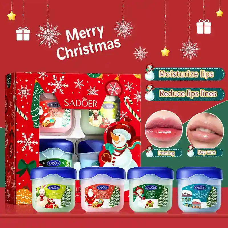 Moisturizing Lip Balm Set - Hydrating Lip Care Treatment 3-4pcs Lip Care Tidesmit