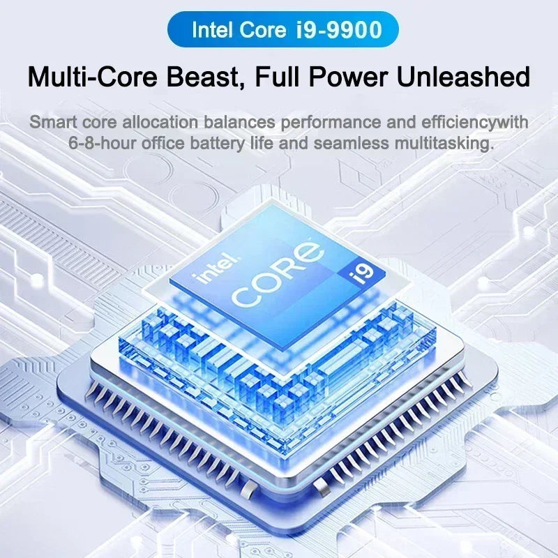 NEW LENO 15.6"Ultra Gaming Laptop Windows 11 Pro Intel Core i9-9900,16GB RAM 1TB SSD Portable Business Notebook 2026