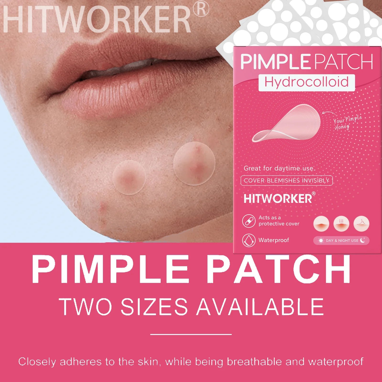 540/360pcs/box invisible acne patch set - deep cleaning high-quality water-based acne stickers, gentle and skin friendly