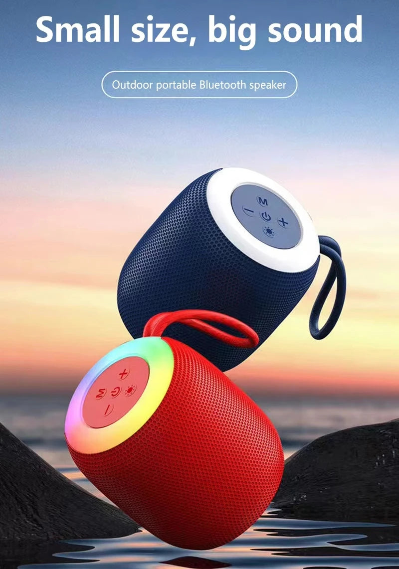Lenovo Mini Bluetooth Speaker With Lanyard Portable Outdoor Home Mini Speaker With Deep Bass Travel Essentials For Friend Gift