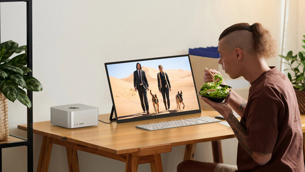 UPERFECT 22" 2K Portable Touchscreen Monitor w/VESA & 180°Adjustable Stand 2560 * 1440 QHD FreeSync IPS HDR Large Gaming Display