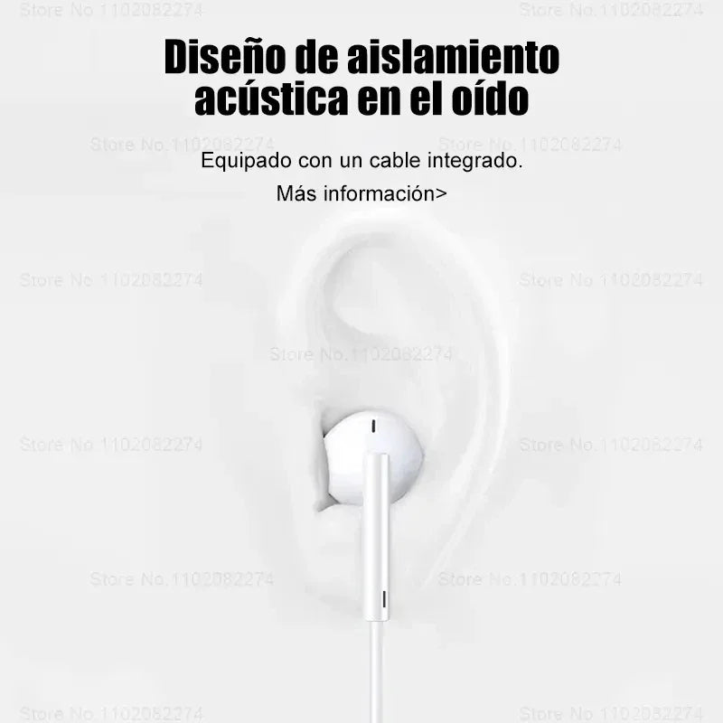 Tidesmit USB-C Wired Earbuds with Noise Isolation for Android Tidesmit