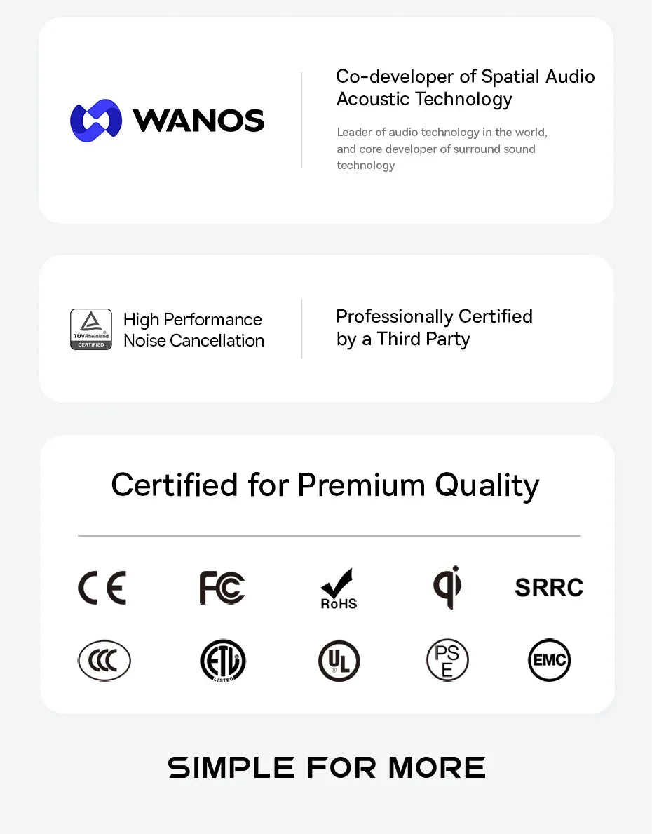 Baseus Bowie 30 Wireless Earphones 50dB Noise Reduction 65Hrs Long Playtime Bluetooth 5.3 Earbuds 6 Mics AI Call Clear Big Bass Tidesmit