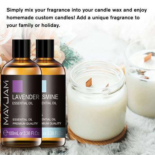 100ML Lemongrass Essential Oils For Humidifier Diffuser Lavender Vanilla Eucalyptus Candle Making Fragrances Oil