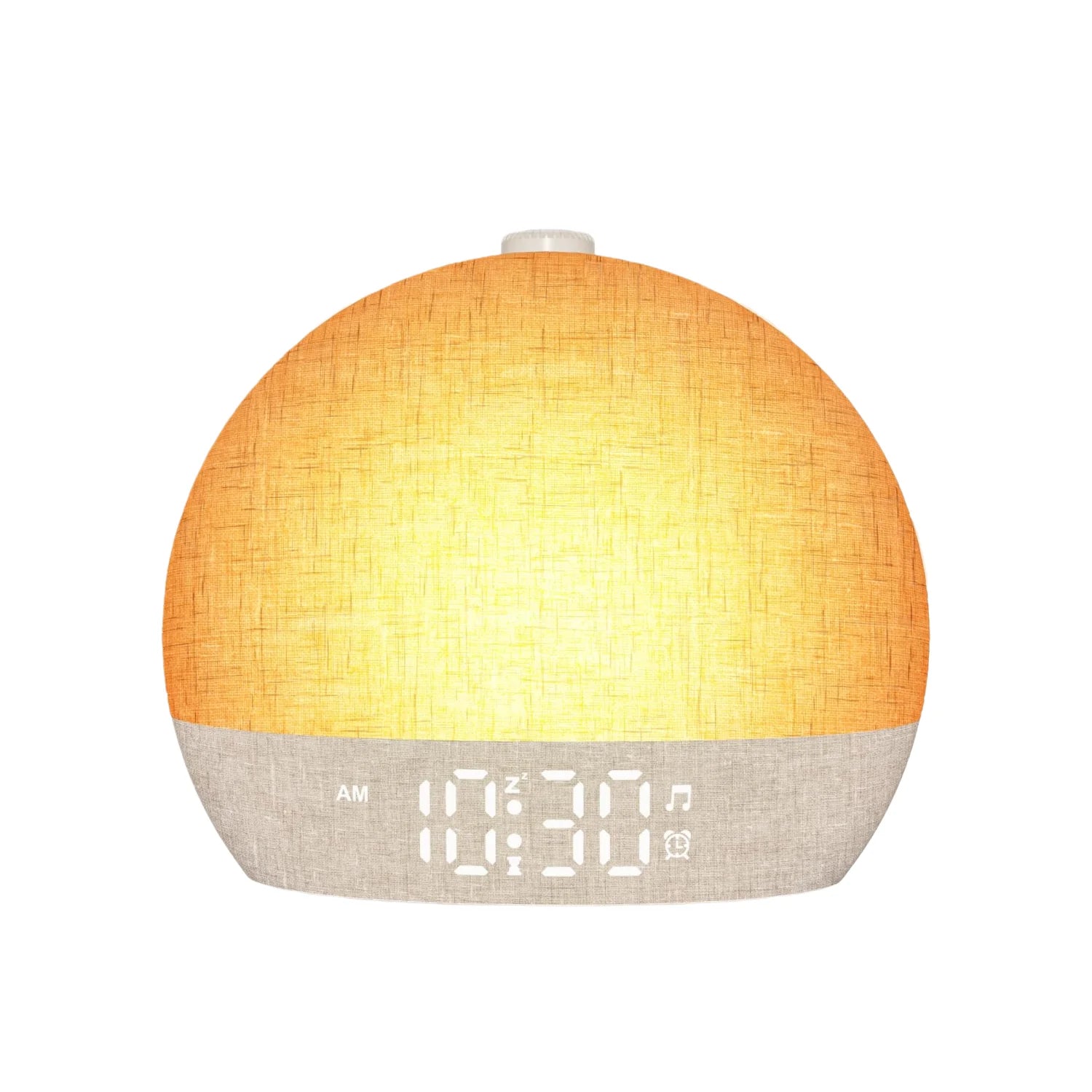 Wake Up Lights Sunrise Alarm Clock Dimmable Night Light White Noise Sound Machine with 30 Soothing Sounds for Heavy Sleeper Gift