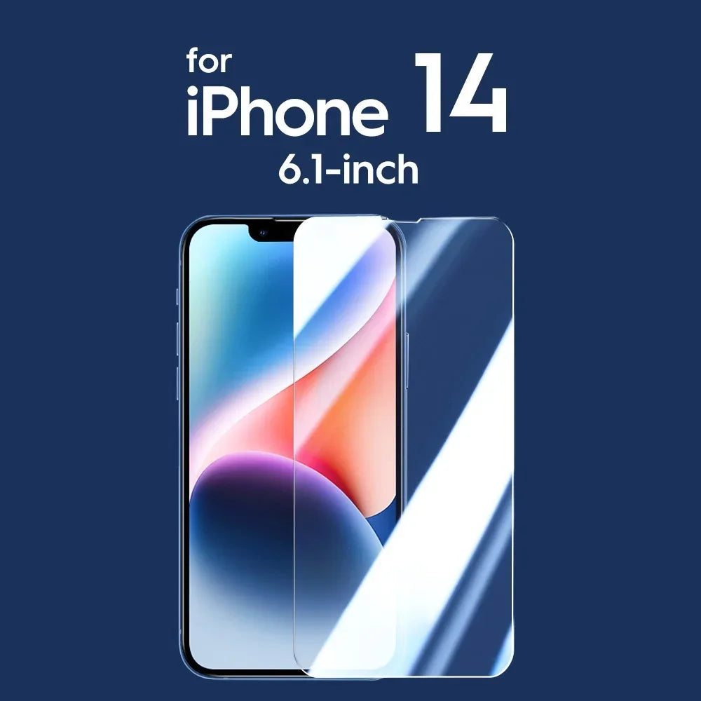 iPhone Screen Protector - 9H Hardness Tempered Glass for iPhone Series for iPhone 14 16e China Mainland 2PCS HD Tidesmit