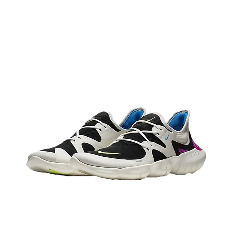 AQ1289-100 Nike Free RN 5.0 Breathable Lightweight Soft Barefoot Feel Neutral Sports Running Shoes Casual Sneakers