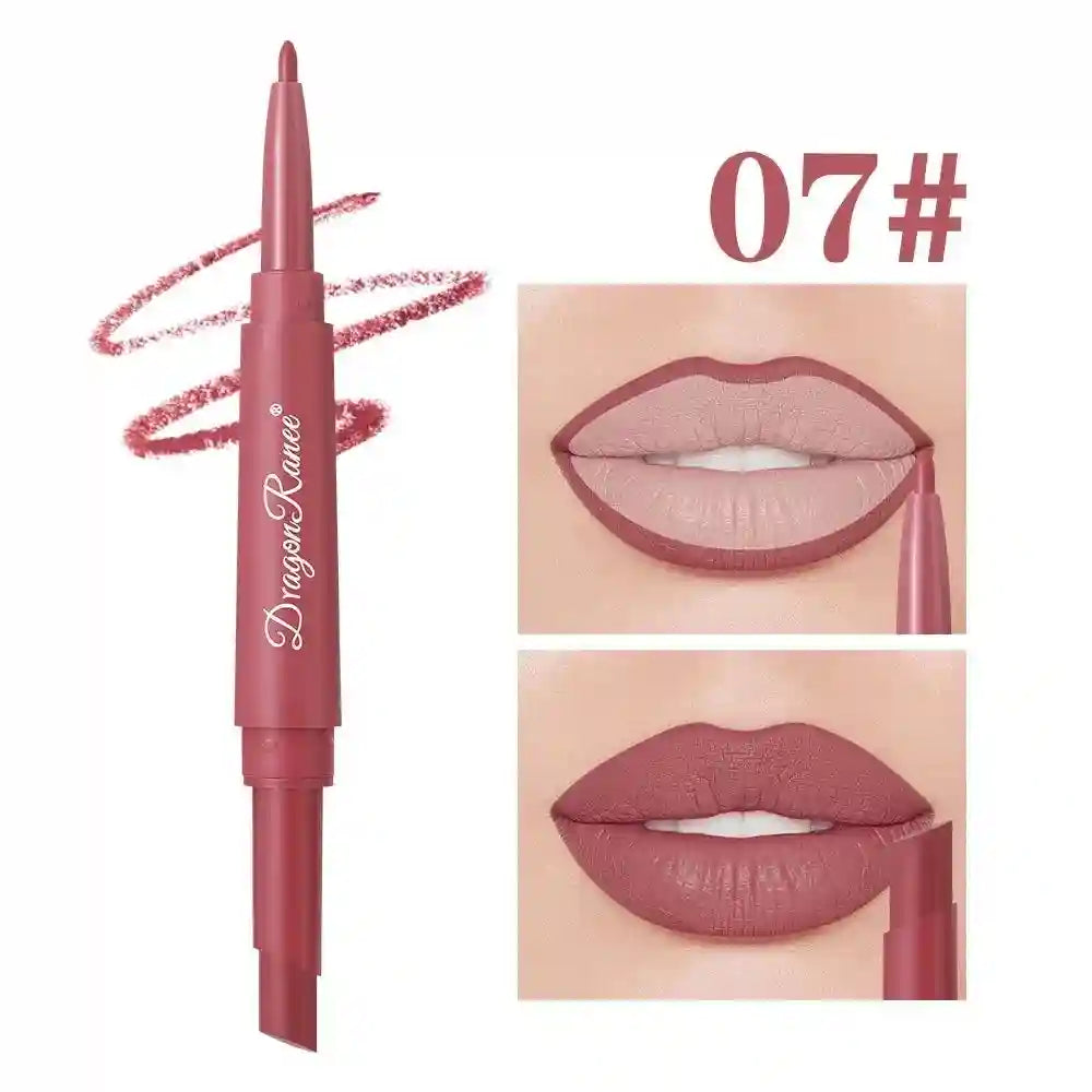 Matte Lip Liner and Lipstick Pen | Waterproof Long Lasting 2-in-1 Lip Care Tidesmit