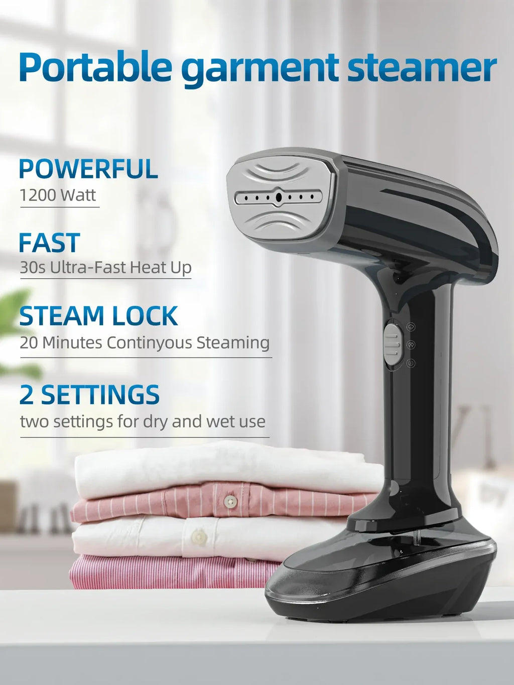 Tidesmit Handheld Garment Steam Iron 1200W