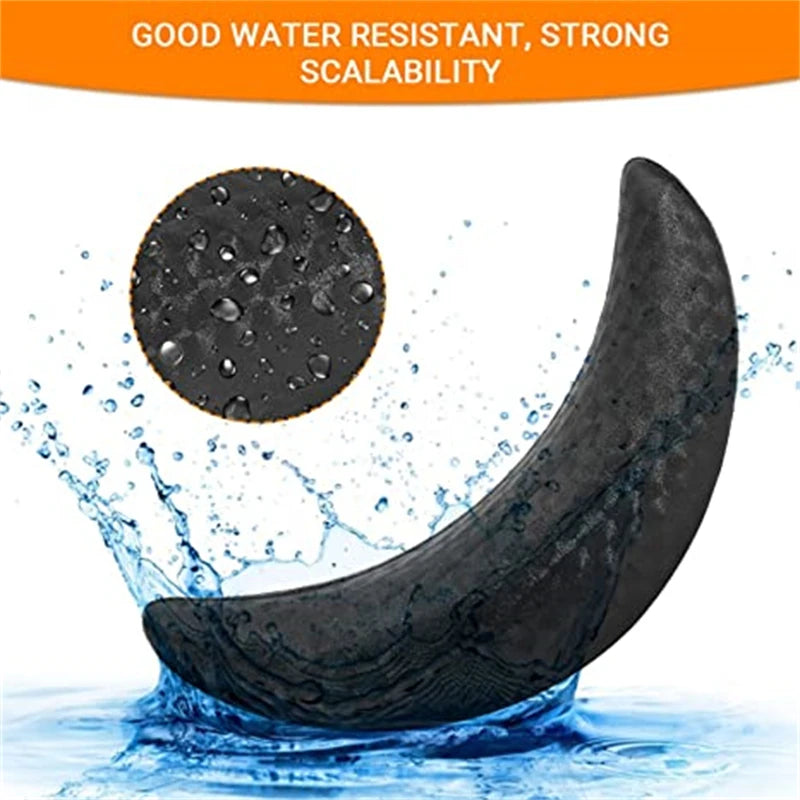 Salon Hair Washing Neck Cushion - Ergonomic Silicone Support (Black) Massage Chairs Tidesmit